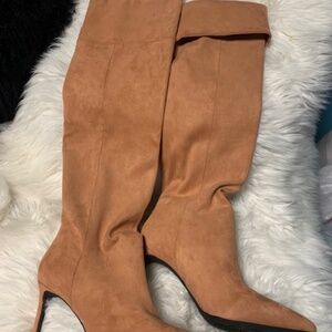 Jeffrey campbell suede over the knee boots